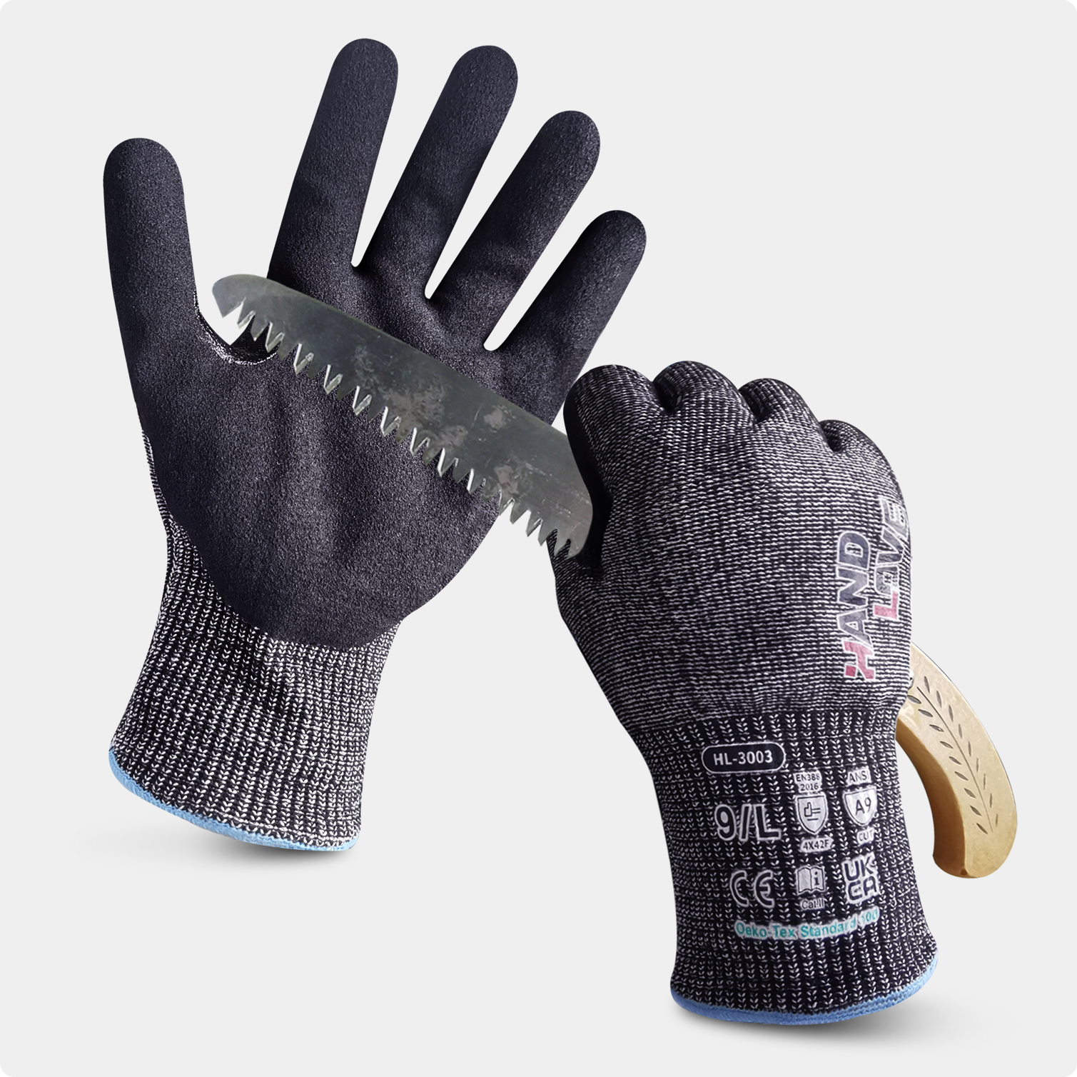 HANDLOVE-ANSI A9 Level Cut Resistant Work Gloves Hand Love Store